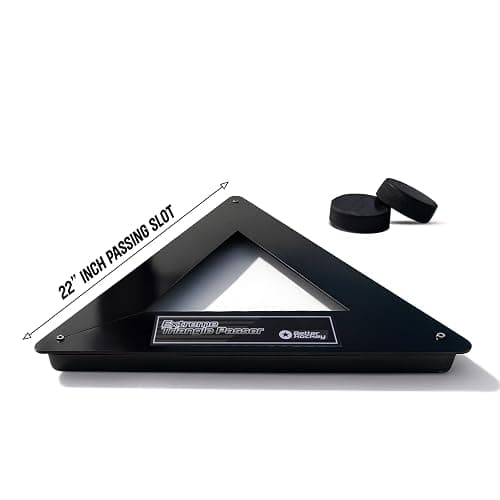 Better Hockey Extreme Triangle Passer - Heavy-Duty Steel Puck Rebounder for One-Timers, Improves Passing, Shooting, and Stickhandling Skills, Use On and Off the Ice, Offers Three 22 Inch Passing Slots thumbnail 6