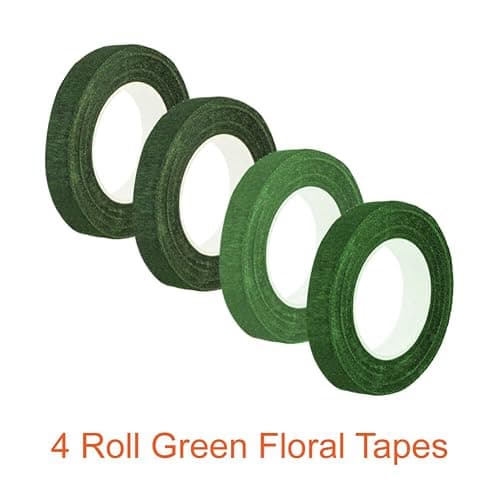 Paxcoo Floral Tape and Floral Wire Arrangement Tools Kit with Wire Cutter 26 Gauge Stem Wire and 22 Gauge Paddle Wire for Bouquet Stem Wrap Florist thumbnail 3