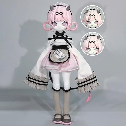 BEEMAI Cooze Devil Horns Series Single Box (Contains 1 Figure), 1/8 BJD Blind Box Cute Figures Collectibles Birthday Gift thumbnail 7