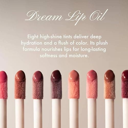 Summer Fridays Dream Lip Oil - Tinted Lip Oil with Moisturizing Sheer Coverage, High-Shine and Deep Hydration - Non-Sticky Formula for Long-Lasting Softness - Midnight Berry (0.15 Oz) thumbnail 8