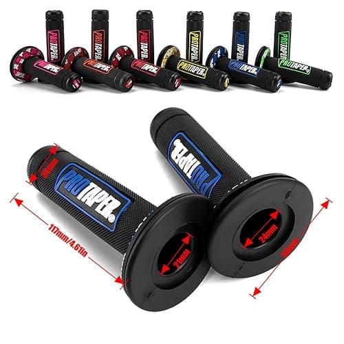 7/8" Motorcross Handle Grips Dirt Bike 22mm 24mm Truster Grips Motorcycle Ergonomic Bar End Non Slip Grip Gel Gep Scooter Cruiser Racing Mountain thumbnail 2