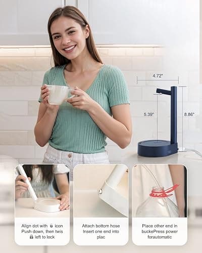 Desktop Water Dispenser for 5 Gallon Bottle thumbnail 9