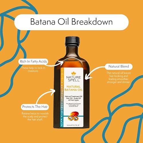 Nature Spell Rosemary & Batana Oil - 2 x 150ml - Oil Duo For Hair & Body, Promotes Hair Growth & Strengthens Hair, Suitable For All Hair & Skin Types thumbnail 4