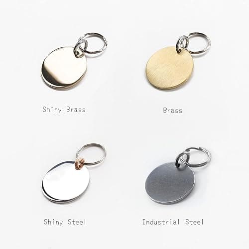 Cats Dogs ID Tags Personalized Lovely Symbols Pets Collar Name Accessories Simple Custom Engraved Products for Extra Small Four Legged Child Necklace Chain Anti-Lost Industrial Steel Charm thumbnail 3
