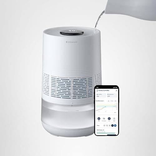 BLUEAIR Premium Smart Humidifier for Large Rooms, Bedrooms, Better Sleep with Evaporative Invisible Mist Tech, Auto Humidify, Easy Top Fill, Smart Control with App, Touchscreen, 3.5L Tank for 48 hours thumbnail 10