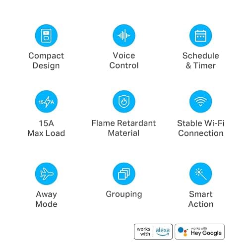 Kasa Smart Plug Ultra Mini 15A, Smart Home Wi-Fi Outlet Works with Alexa, Google Home & IFTTT, No Hub Required, UL Certified, 2.4G WiFi Only, 2 Count (Pack of 1)(EP10P2) , White thumbnail 3