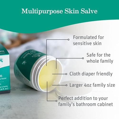 Earth Mama Organic Diaper Balm - 4 fl oz - Diaper Cream for Baby - Safe for Sensitive Skin - Baby Essentials thumbnail 2