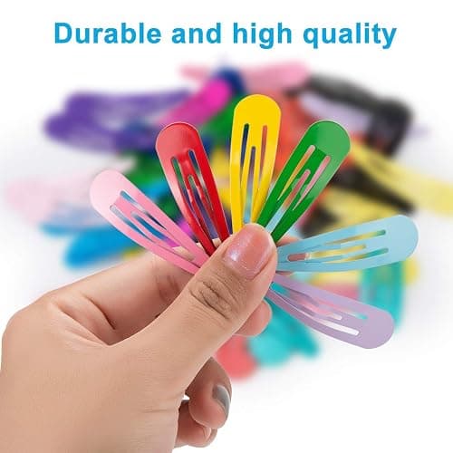 BetyBedy 60 Pcs Hair Barrettes, Non-Slip Hair Clips, 2 Inch Metal Hairpins Accessories for Toddlers, Girls, Kids, Teens, Women (15 Assorted Colors) thumbnail 5