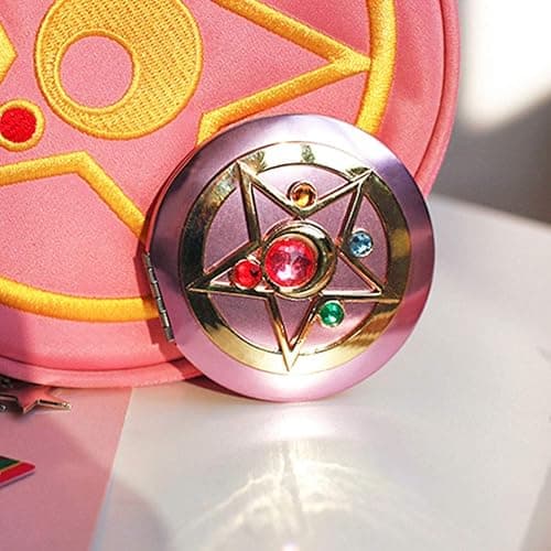 SHOWLOUE Makeup Compact Mirrors, Personal Makeup Mirror Portable Travel Handheld Foldable Double Sided Mirror thumbnail 8