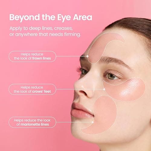 BIODANCE Collagen Peptide Eye Patches, Anti Wrinkle & Smile Line Patches for Face, Under Eye Mask for Fine Lines & Eye Bags, Travel Essentials & Self Care Gifts for Women, Korean Skin Care (60 Count) thumbnail 8
