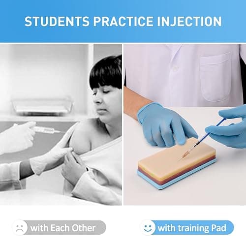 Ultrassist IV Practice Kit for Venipuncture Training, IV Start Kit Practice for Nursing Students, IV Injection Pad for Education Purposes Only thumbnail 4