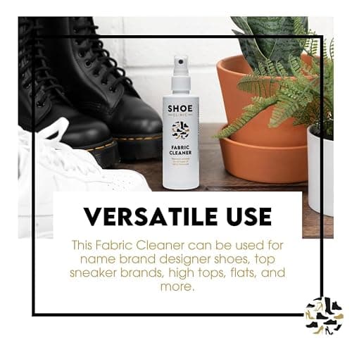 Shoe Clinic Fabric Cleaning Kit | For Shoes, Boots, Sneakers, & More | Includes Fabric Cleaner & Brush thumbnail 6