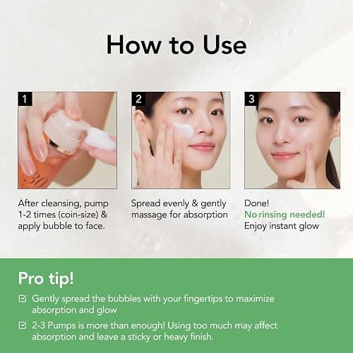 MENOKIN 30 Seconds Quick Bubble Mask [CLEAR] - [Cica] in Micro-bubbles For Soothing & Skin Strengthening, Hydration, Clearer Complexion, Korean Skin Care Essential, 50 Uses, 2.36 fl.oz thumbnail 6