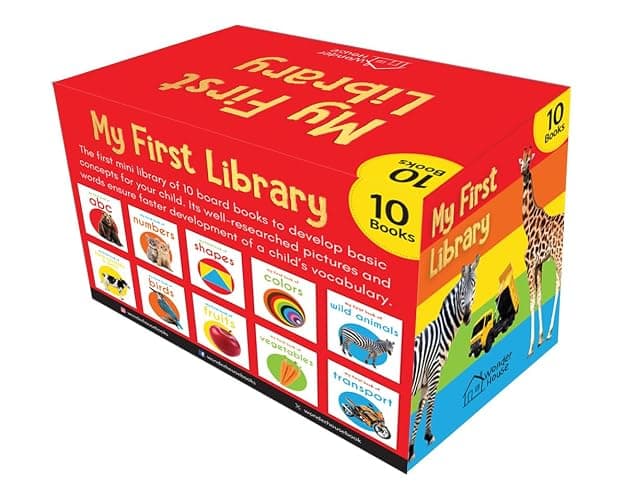 My First Library: Boxset of 10 Board Books for Kids thumbnail 4