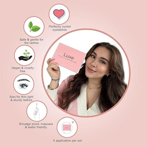 Luxe Cosmetics - Lash Lift Kit - Complete Set for Eyelash Lifting - New Pro Version - Easy to Apply and Long Lasting Finish - Professional Results up to 8 Weeks thumbnail 6