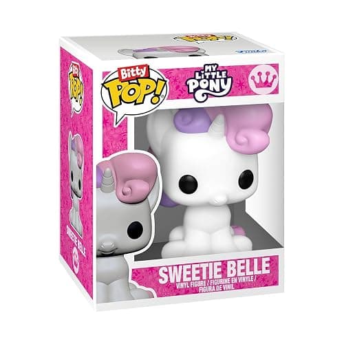 Funko Pop! Bitty: My Little Pony - Rainbow Dash, Sweetie Belle, Applejack, and Spike - 0.9 Inch (2.2 Cm) - Cartoon Collectable - Gift Idea - Stackable Display Shelf Included thumbnail 5