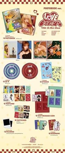 YENA Album - LOVE CATCHER CUPID + CATCH (2 ver) Full Set Standard ver+Pre Order Benefits+BolsVos Exclusive Idol-Inspired Giveaways Package thumbnail 3