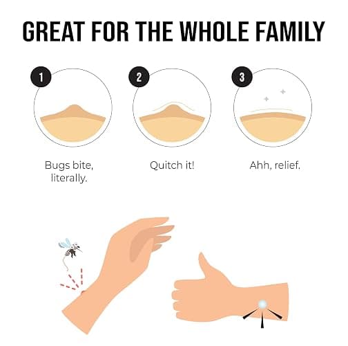 quitch Bug Bite Patches 3x27ct, Natural Itch Relief Stickers for Kids & Baby, Anti-Itch Cream Alternative, Mosquito bite Treatment, Summer Travel & Camp Essentials, Soothing After bite Patches thumbnail 5