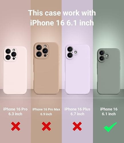 OTOFLY Designed for iPhone 16 Case,[Camera Control Button Coverage][12FT Military-Grade Protection] Silicone Shockproof Slim Cover Women Men 16 Phone Case 6.1 inch, Light Brown thumbnail 7