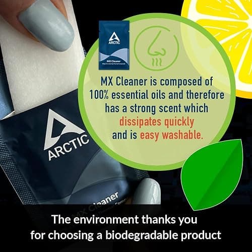 ARCTIC MX-6 (4 g, incl. 6 MX Cleaner) - Ultimate Performance Thermal Paste for CPU, Consoles, Graphics Cards, laptops, Very high Thermal Conductivity, Long Durability, Non-Conductive, Non-capacitive thumbnail 5