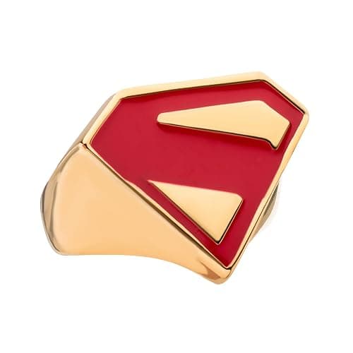 SalesOne Superman Logo Signet Ring thumbnail 6