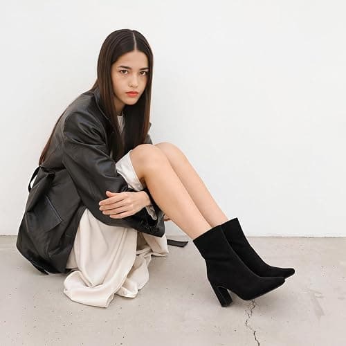 Square Toe Chunky Heeled Boot thumbnail 3