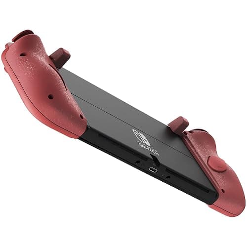 HORI Nintendo Switch Split Pad Compact (Apricot Red) - Ergonomic Controller for Handheld Mode - Officially Licensed by Nintendo thumbnail 5