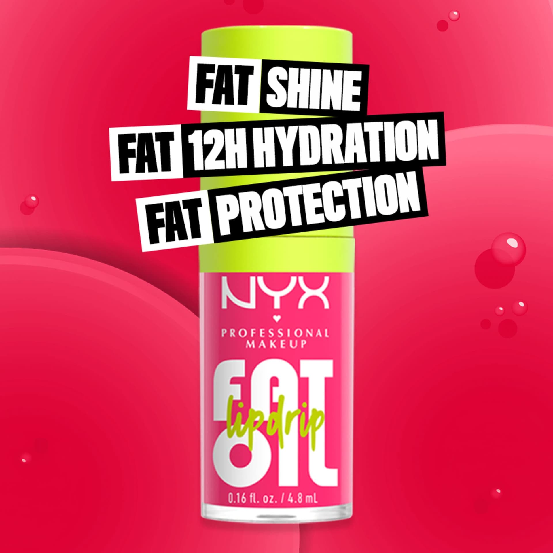 NYX Professional Makeup Fat Oil Lip Drip Gloss Tono That's Chic, 4.8ml - Brillo labial efecto jugoso hasta por 12H, infusionado con aceite de aguacate, mora y frambuesa, sin sensación pegajosa, fórmula vegana thumbnail 4