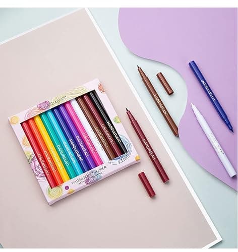 BestLand 12 Colors Matte Liquid Eyeliner Set Rainbow Colorful Neon Eyeliner Pencil Pigmented Waterproof Smudgeproof Long Lasting Gel Eye Liner Christmas Makeup Gift Kit for Women (Set E) thumbnail 8
