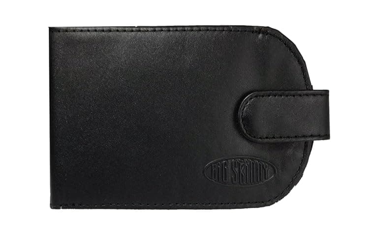 Big Skinny Women's Taxicat Leather Bi-Fold Slim Wallet, Holds Up to 25 Cards - Image 1