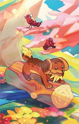 Pokémon TCG: Vibrant Paldea Mini Tin – Dachsbun & Oricorio (2 Booster Packs, 1 Sticker Sheet) thumbnail 4