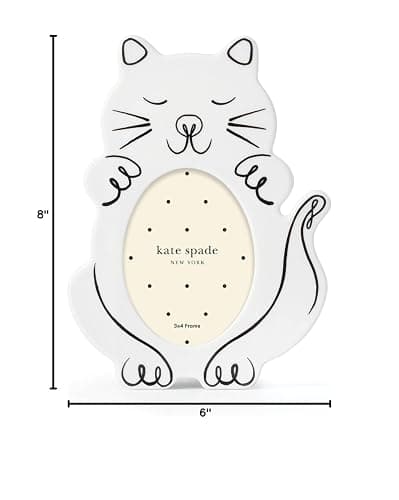 kate spade new york Wild Things 4x3 Cat Picture Frame thumbnail 3