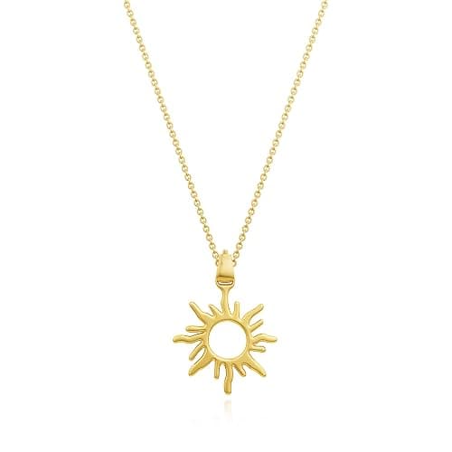 CHESKY Layered Necklaces for Women Trendy, Dainty 14k Gold Plated Pendant Necklace Layering Necklace for Women Non Tarnish Hypoallergenic Sun Gold Necklace Stack Gold Jewelry for Women Gifts thumbnail 8