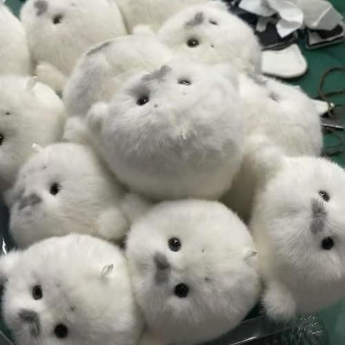 Plush Seal Baby Keychain Cute Ocean Animal Key Chain Kawaii Soft Keyring for Women Men Backpack Bag thumbnail 5