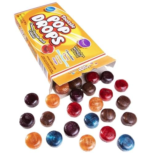 Tootsie Drop Pops - Pack of 3 - Fruity Hard Candy Pieces With Tootsie Roll Center - 3.5 oz. Movie Theater Boxes thumbnail 3
