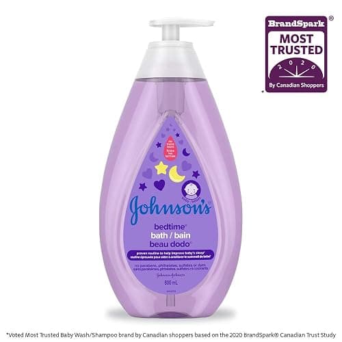 Johnson's Baby Bedtime Bath Wash, Baby Wash and Cleanser, Tear-Free Moisture Wash with Soothing Natural Calm Aroma Large, 800ml - 800 ml (Pack of 1) thumbnail 6