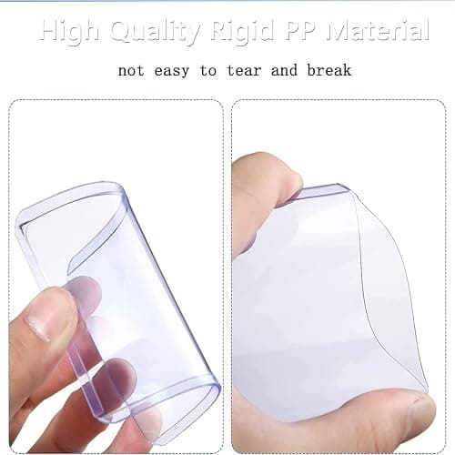 WAIZHIUA 100Pcs 3x4 Top Loaders Clear Card Sleeves, 35pt Rigid Thick 76x101mm Standard Size Toploader Card Protectors for Pokemon MTG Hockey Golf Sports Cards (Pack of 100) thumbnail 4