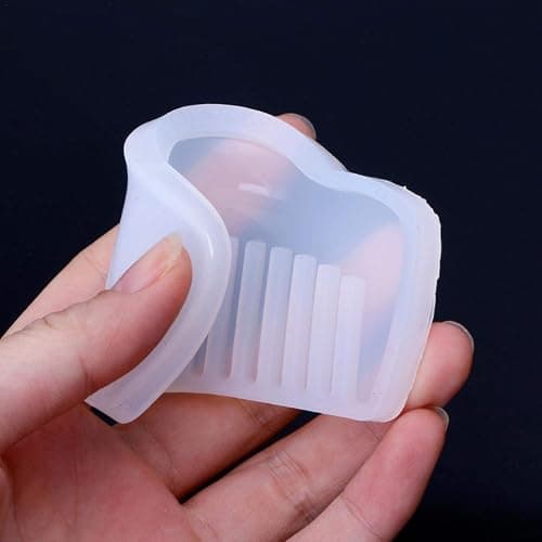 Perfect Flower Silikonform Für Harz DIY Silikonform Schmuck Giessform Kamm 3D Transparente Silikonkammform Silikonform Gießform Kamm Epoxidharz Resin DIY Harz Casting Formen thumbnail 3