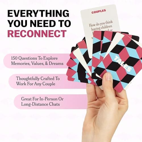TALES 150 Conversation Starter Cards, Couples Edition, for Couples, Games for Adults, Date Night Ideas, Anniversaries, and Quality Time Together, Prompts for Deeper Connection thumbnail 5