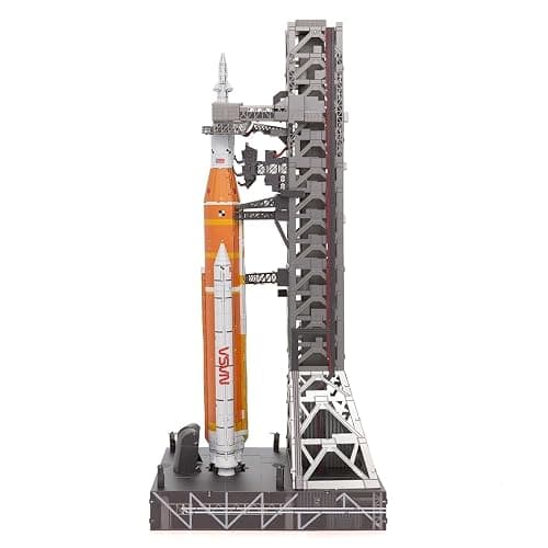 Metal Earth Premium Series Artemis Moon Rocket 3D Metal Model Kit Fascinations thumbnail 3