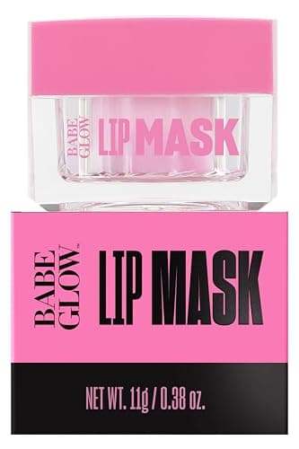Babe Original Babe Glow Fragrance-Free Lip Sleeping Mask for Softer Lips, Hyaluronic Acid & Antioxidant Infused for Smoother, Moisturized Lips, Unscented, Cruelty-Free… - Image 1