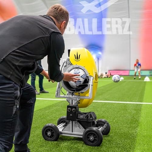 FORZA Soccer Ball Launcher PRO | Professional Soccer Delivery Machine with Adjustable Speed, Spin & Angle | Rechargeable Training Launcher for Crosses, Shots & Goalkeeper Drills thumbnail 3
