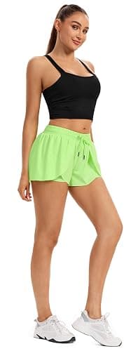 Flowy Running Shorts for Women Workout Athletic Gym Yoga Butterfly Skirt with Pockets Spandex Cute Clothes Summer thumbnail 6