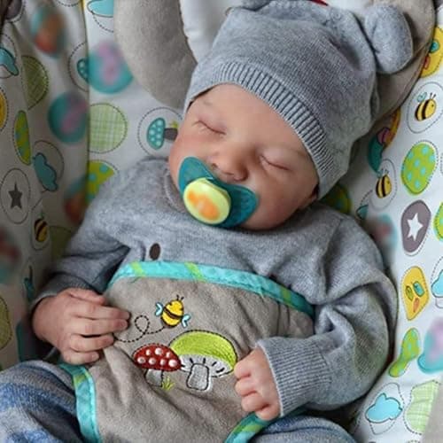Lonian Reborn Dolls Boy - 18 Inches Handmade Washable Reborn Babies Soft Vinyl Body with Anatomically Correct, Reborn Baby Doll Looks Like a Real Baby thumbnail 7