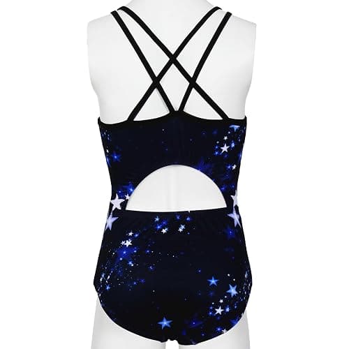 JOYSTREAM Gymnastics Leotards for Girls With Polyamide Shorts Sparkly Ballet Dance Activewear thumbnail 2