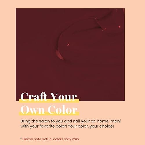 Beetles Burgundy Red Gel Polish – Blanchett Maroon Winter Gel Nail Polish, 15ml Dark Plum Red Color UV Lamp Soak Off Manicure DIY at Home Nails Gifts for Women thumbnail 3