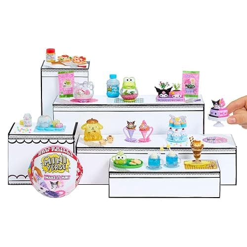 MGA's Miniverse Make It Mini Hello Kitty and Friends Series 2 (2 Pack) Mini Collectibles, Sanrio, Mystery Packaging, DIY, Crafts, Resin Play, Replica Food, Plants, NOT Edible, 8+ thumbnail 5