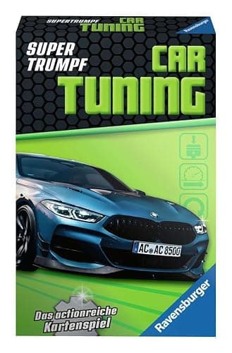 Ravensburger Kartenspiel, Supertrumpf Car Tuning 20684, Quartett und Trumpf-Spiel für Technik-Fans ab 7 Jahren - Image 1