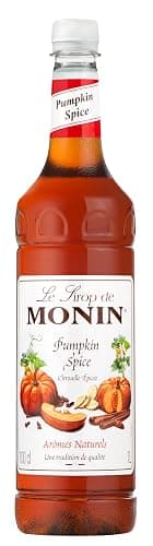 MONIN Premium Pumpkin Spice Syrup 1L for Coffees, Frappes and Cocktails. Vegan-Friendly, Allergen-Free, 100% Natural Flavours and Colourings. Perfect for Pumpkin Spice Lattes thumbnail 4