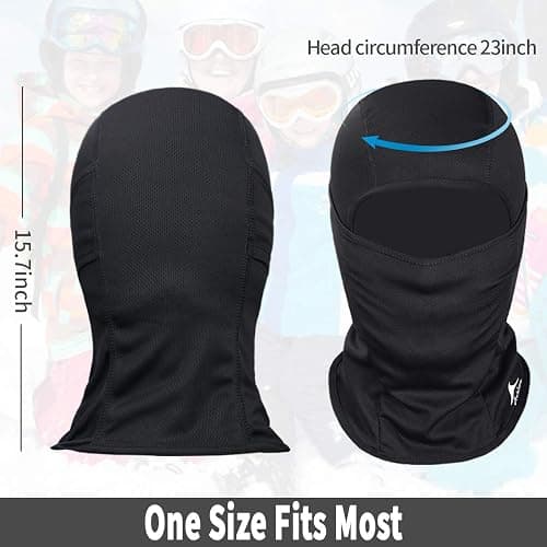 Achiou Ski Mask for Men Women, Balaclava Face Cover, Shiesty Mask UV Protector Lightweight for Motorcycle Snowboard thumbnail 5